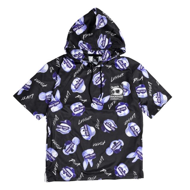 DUCK DUDE パーカー ダックデュード 2021SS アヒル アニマル 総柄