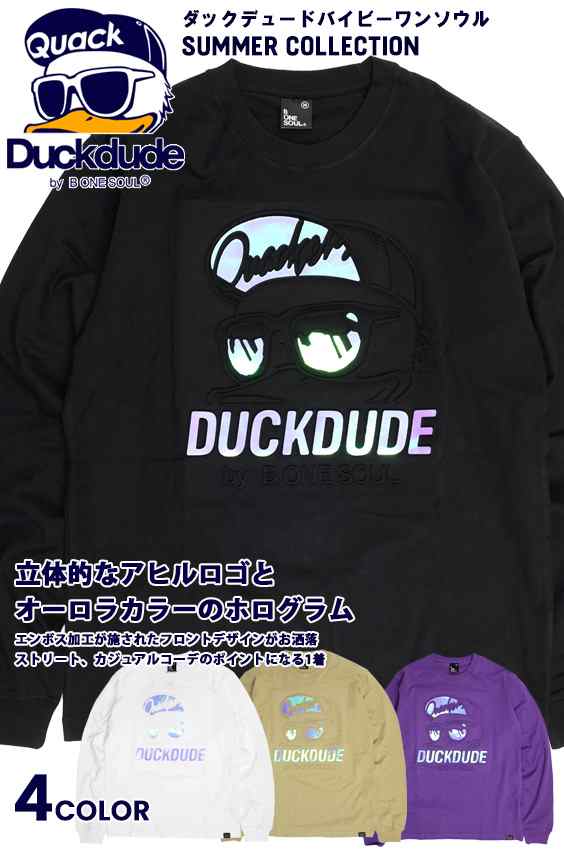 DUCK DUDE Tシャツ ダックデュード 2020AW エンボス アヒル ロゴ