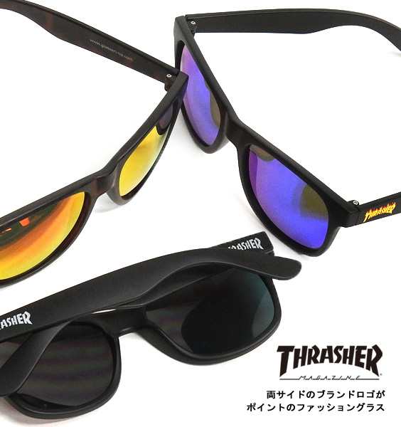 Thrasher サングラス スラッシャー カラーレンズグラス ロゴマーク お洒落眼鏡 紫外線対策 Thrasher 1029の通販はau Pay マーケット Renovatio