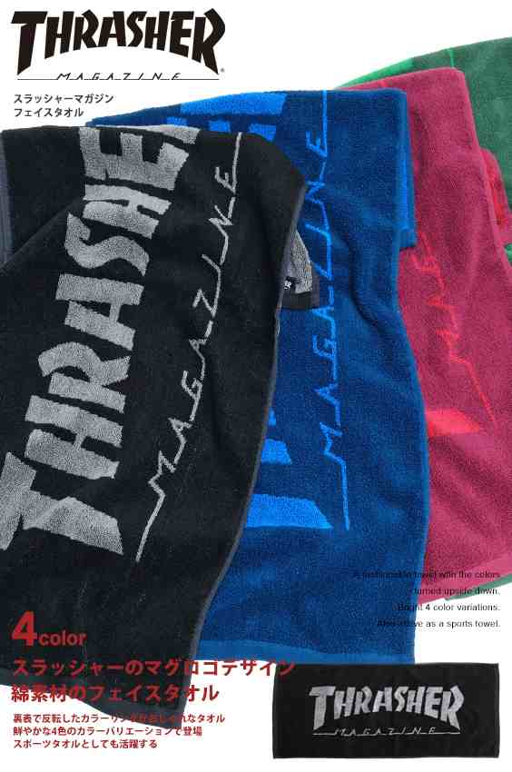 Thrasher タオル スラッシャー マグロゴ フェイスタオル スラッシャーマガジン ロゴマーク スポーツタオル Maglogo Face Towel Thrasher の通販はau Pay マーケット Renovatio