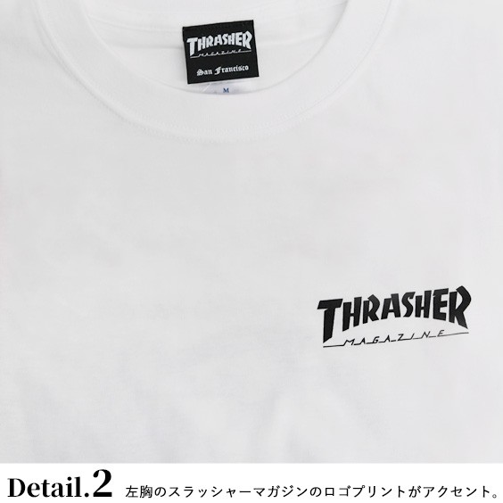 THRASHER Tシャツ スラッシャー フォトプリント 半袖Tシャツ