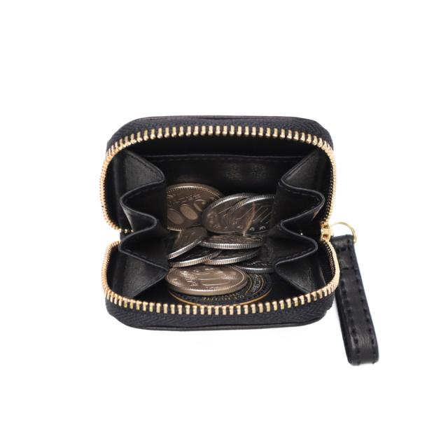 ポーター ワイズ コインケース 341-01321 吉田カバン PORTER WISE COIN CASE 小銭入れ メンズ レディース 革 ブランド おしゃれ 小さい 財布 レザー シンプル おしゃれ ブラック ファスナー ラウンドファスナー 日本製_11