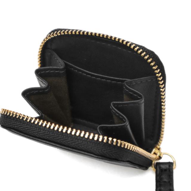 ポーター ワイズ コインケース 341-01321 吉田カバン PORTER WISE COIN CASE 小銭入れ メンズ レディース 革 ブランド おしゃれ 小さい 財布 レザー シンプル おしゃれ ブラック ファスナー ラウンドファスナー 日本製_12