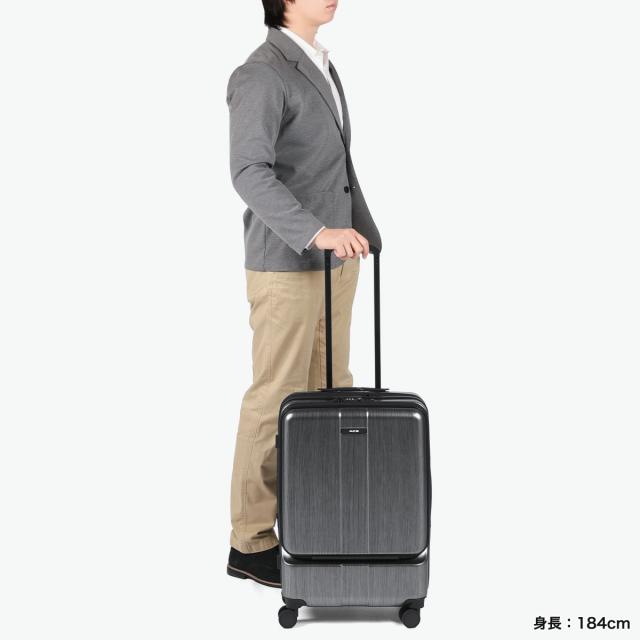 最大30%還元★5/3限定｜【クーポン20%OFF】【5％OFFクーポン】【商品レビューで＋5％】エース スーツケース Mサイズ ACE キャリーケース 46L 57L フロントオープン M 拡張 ストッパー フォールズ 06906_10