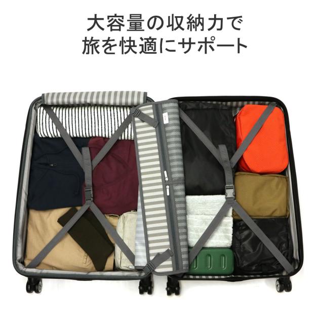 最大30%還元★5/3限定｜【クーポン10%OFF】【5％OFFクーポン】【商品レビューで＋5％】エース スーツケース ACE クレスタ キャリーケース 軽量 ace 83L 93L 拡張 大型 大容量 双輪 4輪 TSロック 06318_6