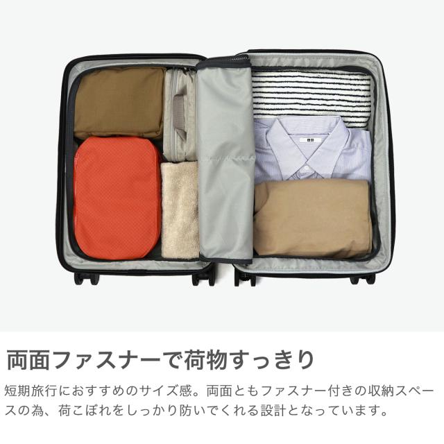 最大30%還元★5/3限定｜【5％OFFクーポン】【商品レビューで＋5％】エース スーツケース 機内持ち込み キャスター ACE 軽量 拡張 ストッパー エキスパンダブル 3泊 4泊 4輪 TS 33L 40L ファームロード 05891_2