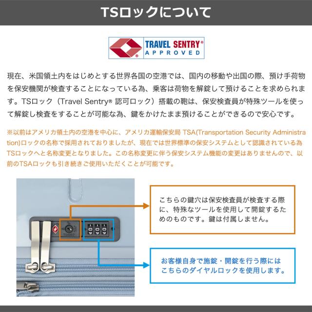 【商品レビューで＋5％】エース スーツケース キャスター ACE 軽量 拡張 ストッパー エキスパンダブル 旅行 8泊 9泊 10泊 11泊 TS 89L 106L ファームロード 05893_18