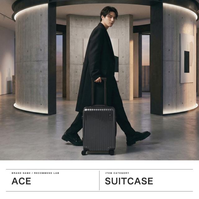 【クーポン15%OFF】【商品レビューで＋5％】エース スーツケース 機内持ち込み Sサイズ ACE キャリーケース クレスタ 35L 42L 4輪 拡張 キャスターロック キャスターストッパー クレスタS 09161_1