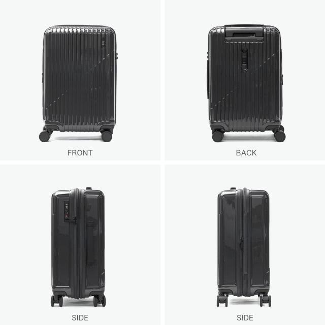 【クーポン15%OFF】【商品レビューで＋5％】エース スーツケース 機内持ち込み Sサイズ ACE キャリーケース クレスタ 35L 42L 4輪 拡張 キャスターロック キャスターストッパー クレスタS 09161_6