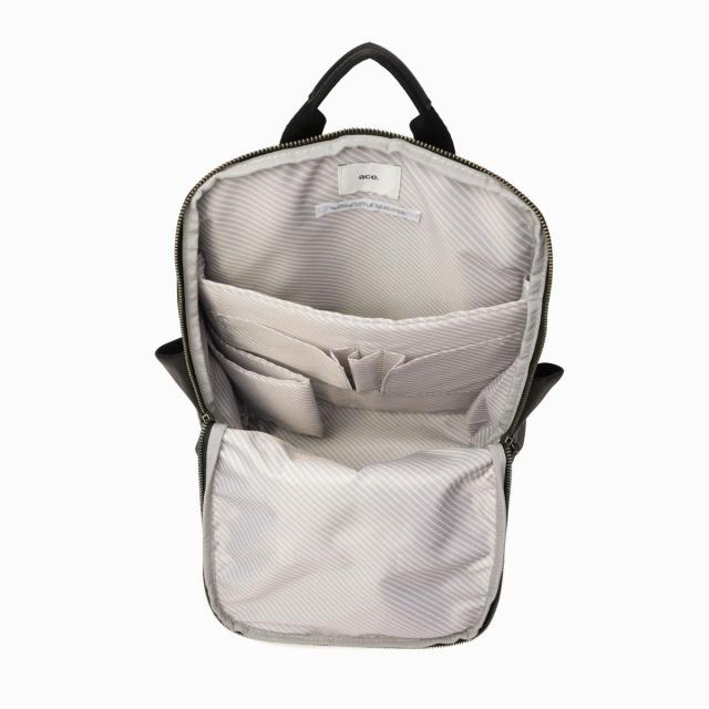 最大30%還元★5/3限定｜【5％OFFクーポン】【商品レビューで＋5％】【正規品5年保証】エースジーン リュック レディース おしゃれ 通勤 ace.GENE 軽量 軽い 大きめ きれいめ ブランド 18L A4 B4 PC 撥水 ルフィラ 17912 wsb_19