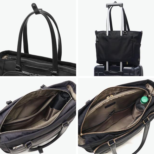 【商品レビューで＋5％】【正規品5年保証】 エースジーン トートバッグ レディース ファスナー付き ace.GENE 通勤 軽量 PC収納 A4 9L 13.3inch ラプリム 68803 wsb