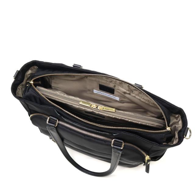 【商品レビューで＋5％】【正規品5年保証】 エースジーン トートバッグ レディース ファスナー付き ace.GENE 通勤 軽量 PC収納 A4 9L 13.3inch ラプリム 68803 wsb