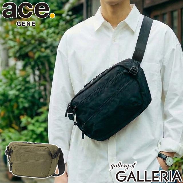 【商品レビューで＋5％】【正規品5年保証】 ボディバッグ メンズ レディース 軽量 ace.GENE ブランド 旅行 レジャー 撥水 無地 ウエストバッグ B5 5L ファルテライト 17892