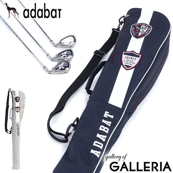 4.3kg スポーツ 中古アダバット adabat ゴルフバッグ＆ダイワ他全15本