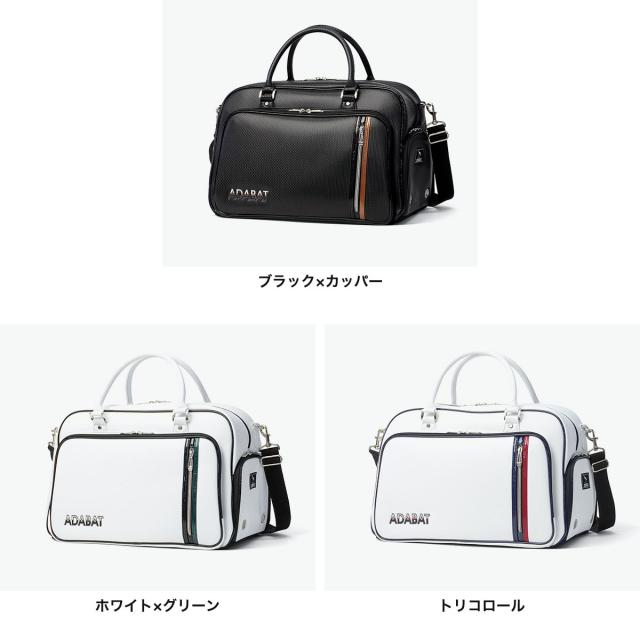 【商品レビューで＋5％】アダバット ボストンバッグ adabat ブランド 大きい 軽量 おしゃれ ゴルフバッグ ゴルフボストン シューズ収納 上品 2WAY A4 ABB439_1