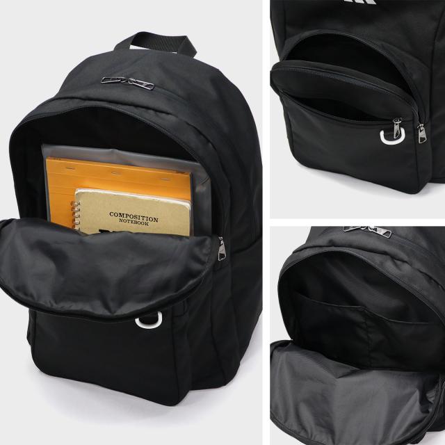 【5％OFFクーポン】【商品レビューで＋5％】アディダス リュック メンズ レディース 大容量 通学 ブランド adidas おしゃれ カジュアル 軽量 2気室 シンプル A4 B4 30L PC 15.6inch 新作 2025 63941