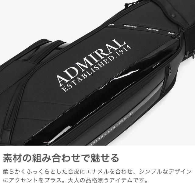 商品レビューで＋5％】アドミラルゴルフ キャディバッグ メンズ