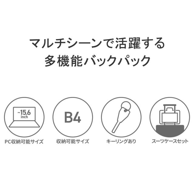 【商品レビューで＋5％】エアー リュック Aer City Collection City Pack シティコレクション リュックサック ビジネスリュック B4 14L_3