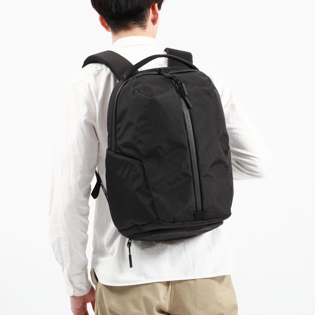 【商品レビューで＋5％】エアー リュック 大容量 シンプル 黒 Aer ビジネス 撥水 B4 A4 18.7L シューズ収納 PC 16inch Fit Pack 3 X-PAC