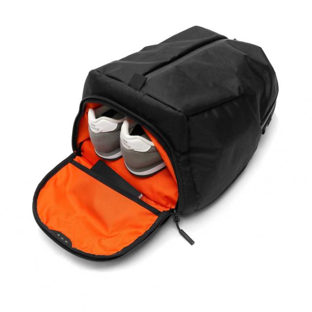 【商品レビューで＋5％】エアー リュック 大容量 シンプル 黒 Aer ビジネス 撥水 B4 A4 18.7L シューズ収納 PC 16inch Fit Pack 3 X-PAC