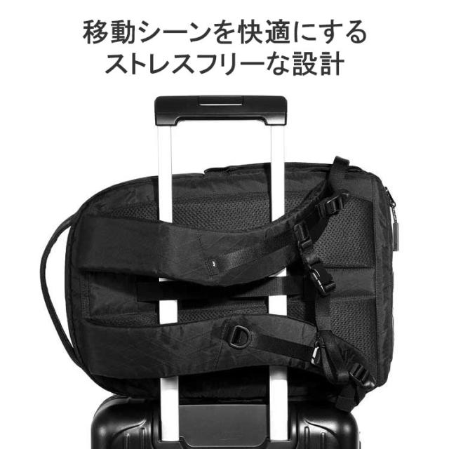 【商品レビューで＋5％】エアー リュック 大容量 シンプル 黒 Aer ビジネス 撥水 B4 A4 18.7L シューズ収納 PC 16inch Fit Pack 3 X-PAC