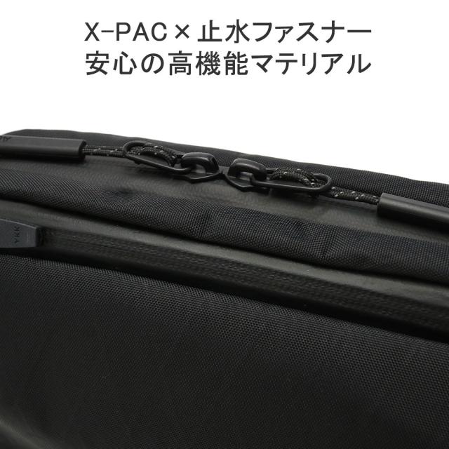 最大30%還元★5/3限定｜【5％OFFクーポン】【商品レビューで＋5％】エアー ポーチ 小物入れ Aer スマホ ガジェットケース 黒 防水 仕切り 大きめ 2.6L Cable Kit 3 X-PAC_8