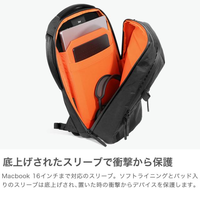 最大30%還元★5/3限定｜【5％OFFクーポン】【商品レビューで＋5％】エアー リュック メンズ レディース ブランド Aer バッグ リュックサック 軽量 通勤 おしゃれ シンプル ビジカジ カジュアル ブラック 無地 通勤リュック 防水 大人 A4 PC 16inch 16L City Pack 2 X-Pac_3