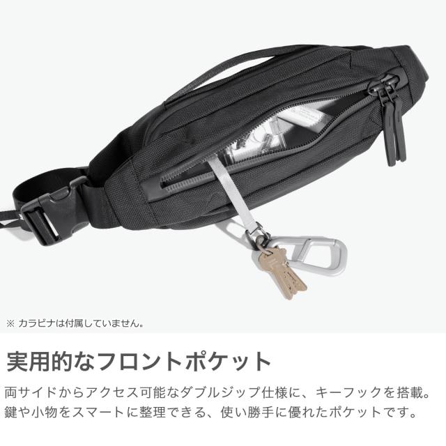 最大30%還元★5/3限定｜【5％OFFクーポン】【商品レビューで＋5％】エアー ボディバッグ メンズ レディース ブランド Aer バッグ 小さめ 軽量 おしゃれ シンプル カジュアル 無地 斜めがけ ナイロン 耐久性 2L City Sling 3_2