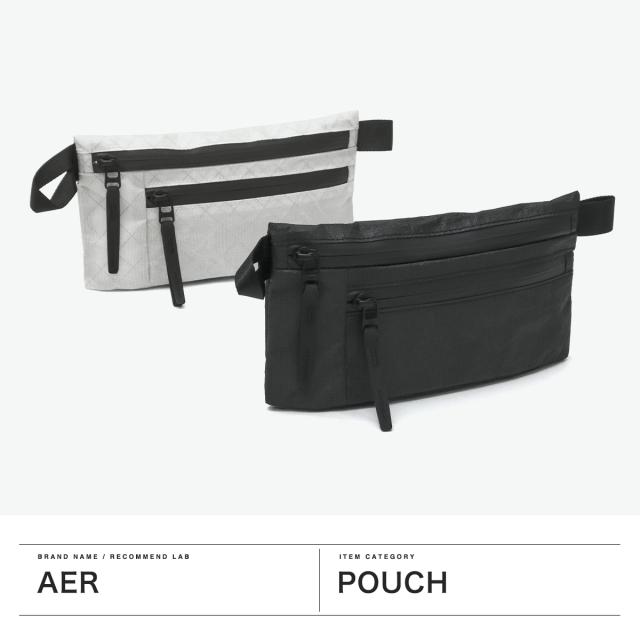 【商品レビューで＋5％】エアー ポーチ メンズ レディース 小物入れ 小さめ Aer ブランド おしゃれ 小物 整理 マルチポーチ トラベル 1.2L 黒 白 無地 耐久性 Simple Kit