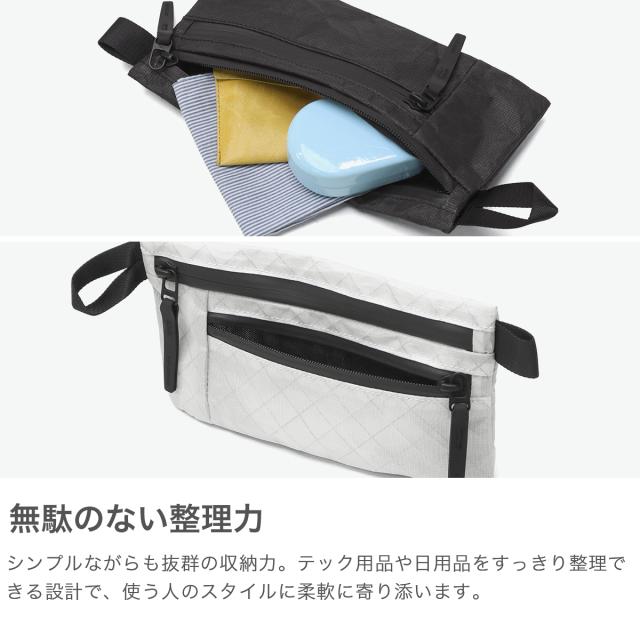 【商品レビューで＋5％】エアー ポーチ メンズ レディース 小物入れ 小さめ Aer ブランド おしゃれ 小物 整理 マルチポーチ トラベル 1.2L 黒 白 無地 耐久性 Simple Kit