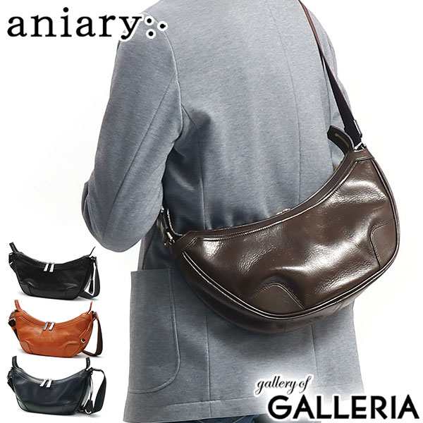 【商品レビューで＋5％】【正規取扱店】アニアリ ショルダーバッグ aniary Antique Leather アンティークレザー 小さめ 革 メンズ 01-030