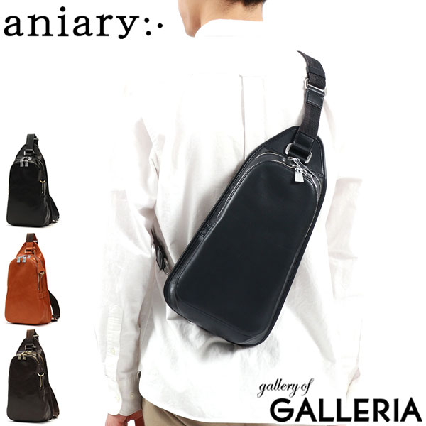 【商品レビューで＋5％】【正規取扱店】アニアリ ボディバッグ aniary Antique Leather アンティークレザー ショルダーバッグ 01-07004