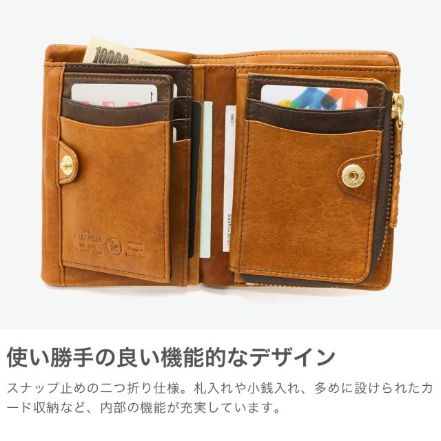 【商いもの文芸評論で＋5％】青木鞄 紙入れ 二つ折り紙入れ メンズ 二つ折り さいふ サイフ ブランド名 AOKI 本革 革 なめし革 牛皮 二つ折 御釣り入れ アーロスト 2973
