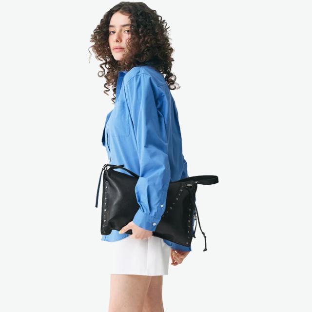 【商品レビューで＋5％】アーカイブエプク トートバッグ レディース ファスナー付き Archivepke レザー 革 肩掛け ハンドバッグ 軽量 B5 Freckle fold bag OVBAX25027_9