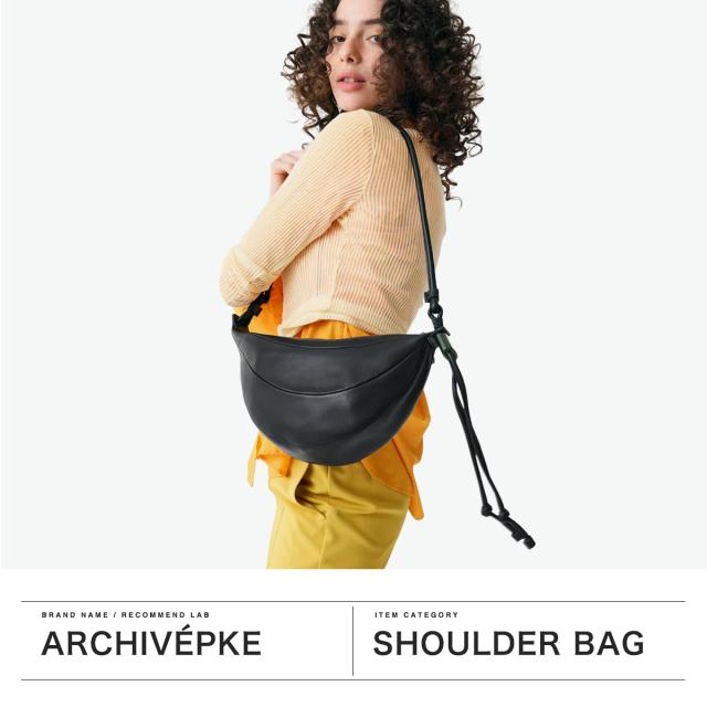 【商品レビューで＋5％】アーカイブエプク ショルダーバッグ レディース Archivepke 小さめ 小さい 肩掛け トートバッグ 軽量 斜めがけバッグ ブランド おしゃれ 2WAY A5 Fling bag OVBAX25002_1