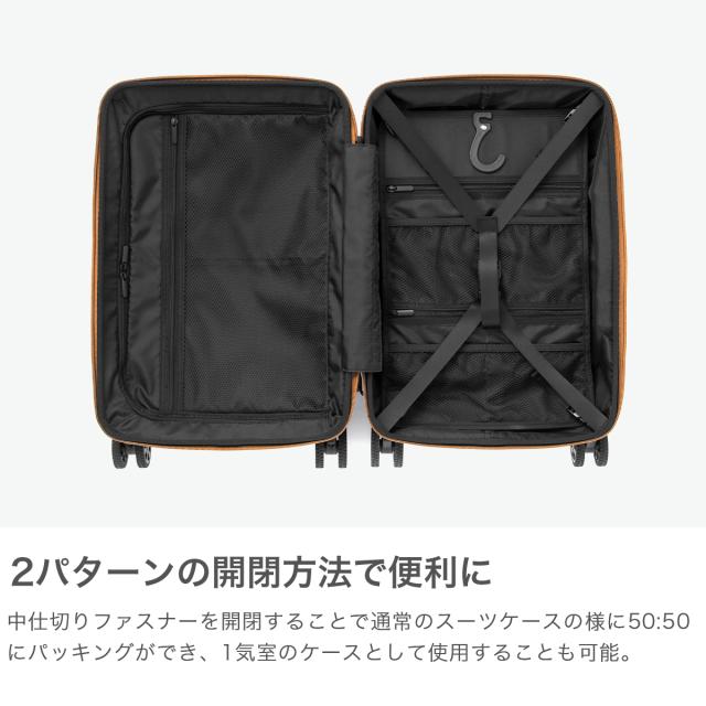 最大30%還元★5/3限定｜【5％OFFクーポン】【商品レビューで＋5％】【正規品10年保証】エーストーキョー スーツケース 機内持ち込み Sサイズ S ace.TOKYO フロントオープン 前開き 軽量 メンズ 3泊 4泊 TSロック 32L テオフィールド 05161_3