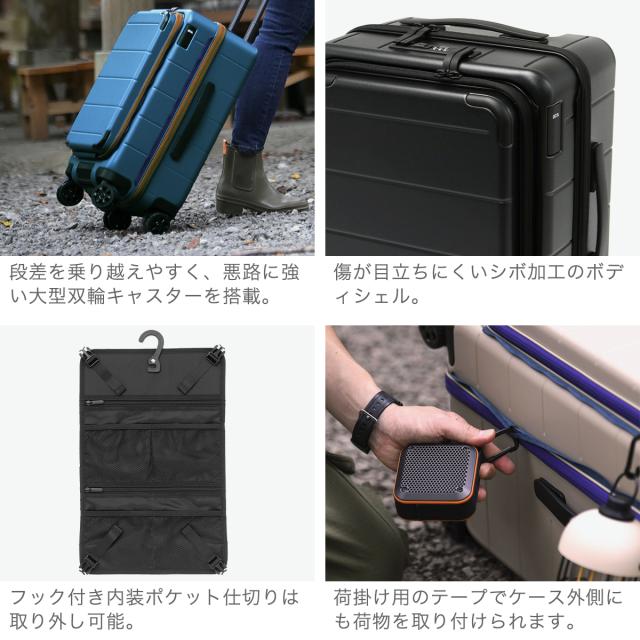 最大30%還元★5/3限定｜【5％OFFクーポン】【商品レビューで＋5％】【正規品10年保証】エーストーキョー スーツケース 機内持ち込み Sサイズ S ace.TOKYO フロントオープン 前開き 軽量 メンズ 3泊 4泊 TSロック 32L テオフィールド 05161_4