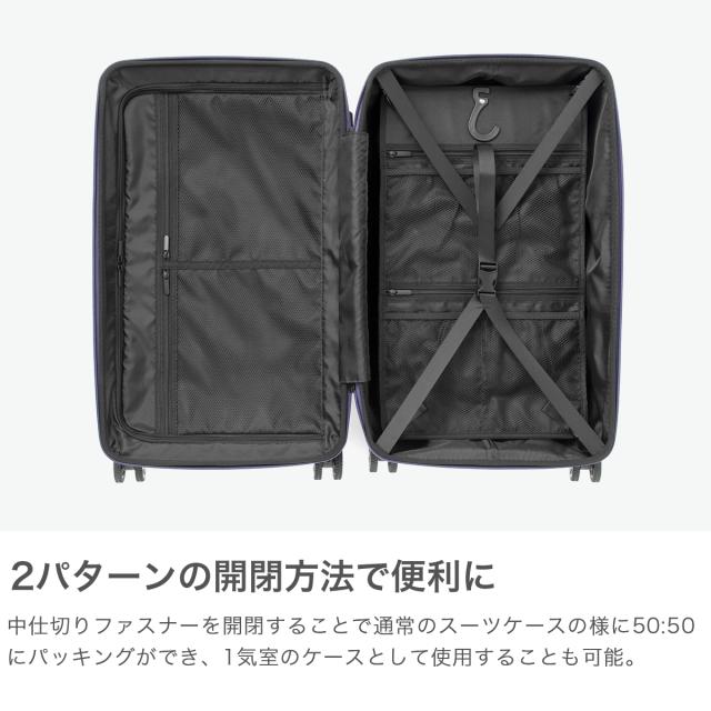 最大30%還元★5/3限定｜【5％OFFクーポン】【商品レビューで＋5％】【正規品10年保証】エーストーキョー スーツケース Mサイズ M ace.TOKYO フロントオープン 前開き 軽量 メンズ 6泊 7泊 TSロック 64L テオフィールド 05162_3