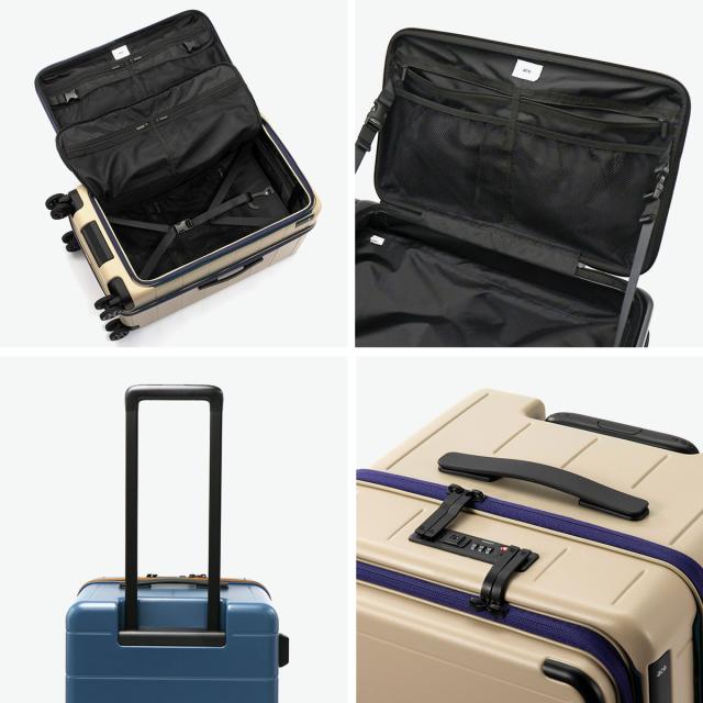 最大30%還元★5/3限定｜【5％OFFクーポン】【商品レビューで＋5％】【正規品10年保証】エーストーキョー スーツケース Mサイズ M ace.TOKYO フロントオープン 前開き 軽量 メンズ 6泊 7泊 TSロック 64L テオフィールド 05162_6