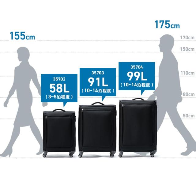 商品レビューで＋5％】【10年保証】エーストーキョー スーツケース L