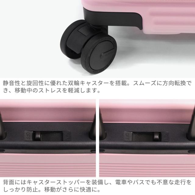 最大30%還元★5/3限定｜【5％OFFクーポン】【商品レビューで＋5％】【セール30％OFF】エーストーキョー スーツケース フロントオープン ace.TOKYO キャリーケース Mサイズ 47L 57L 4泊 5泊 6泊 サルートン 05362_4
