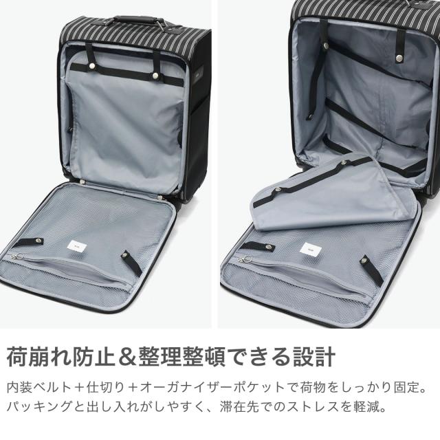 最大30%還元★5/3限定｜【5％OFFクーポン】【商品レビューで＋5％】【セール30％OFF】【正規品10年保証】エーストーキョー スーツケース 機内持ち込み ace.TOKYO 軽量 軽いー 2泊 3泊 S 32L メリディオナ3 ソフトケース 17659_3