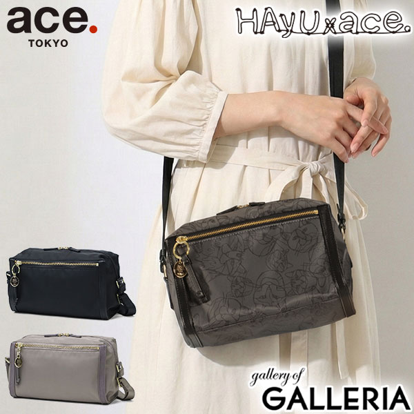 最大30%還元★3/13限定｜【5％OFFクーポン】【商品レビューで＋5％】もれなくメモ帳プレゼント【正規品5年保証】ショルダーバッグ ブランド ace.TOKYO 5L 猫 ミニショルダー HAyU×ace. HAyU ユッカ 17832