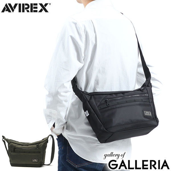 【商品レビューで＋5％】アヴィレックス ショルダーバッグ AVIREX SOLID ソリッド ショルダー バッグ 斜めがけ 横型 軽量 B5 抗菌 AX2052の通販は 6,930円