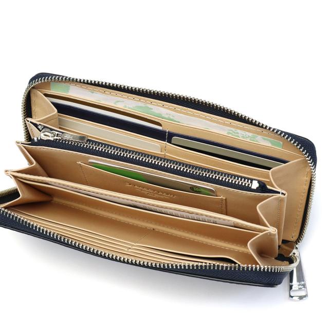 最大30%還元★5/3限定｜【5％OFFクーポン】【商品レビューで＋5％】バギーポート 財布 BAGGY PORT KOI コーアイ 藍染レザー ラウンドファスナー長財布 ペイズリー柄 本革 ZYS-197_11