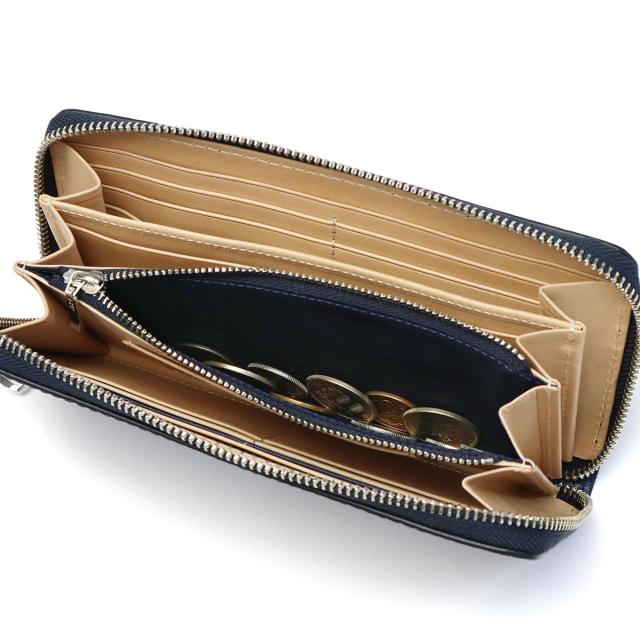 最大30%還元★5/3限定｜【5％OFFクーポン】【商品レビューで＋5％】バギーポート 財布 BAGGY PORT KOI コーアイ 藍染レザー ラウンドファスナー長財布 ペイズリー柄 本革 ZYS-197_13