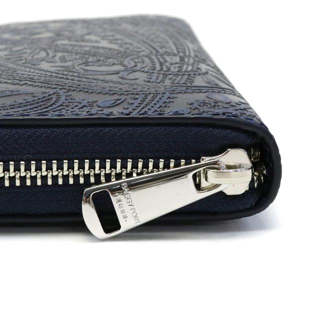 最大30%還元★5/3限定｜【5％OFFクーポン】【商品レビューで＋5％】バギーポート 財布 BAGGY PORT KOI コーアイ 藍染レザー ラウンドファスナー長財布 ペイズリー柄 本革 ZYS-197_16