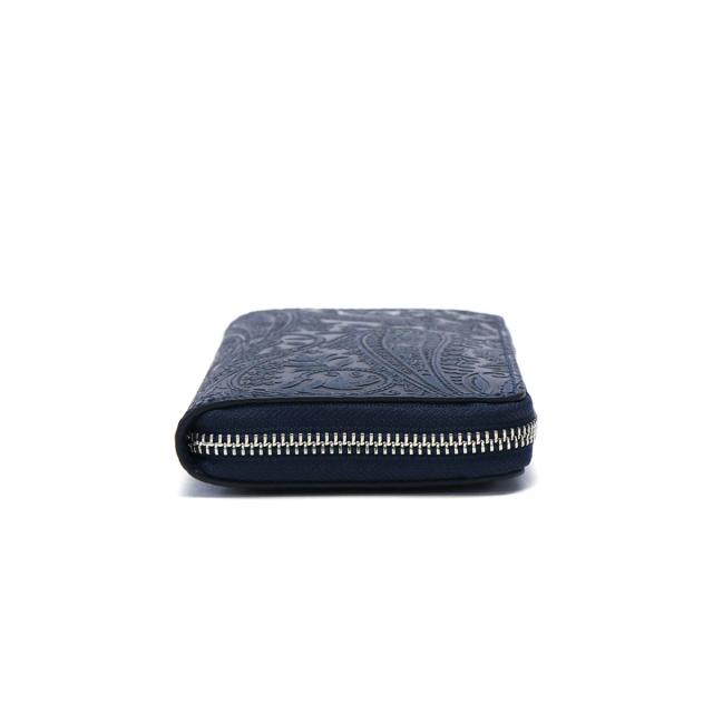 最大30%還元★5/3限定｜【5％OFFクーポン】【商品レビューで＋5％】バギーポート 財布 BAGGY PORT KOI コーアイ 藍染レザー ラウンドファスナー長財布 ペイズリー柄 本革 ZYS-197_7