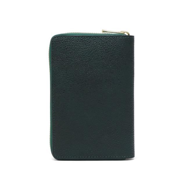 【商品レビューで＋5％】バギーポート 二つ折り財布 メンズ レディース 折財布 BAGGY PORT ブランド 大人 おしゃれ 財布 本革 革 エコレザー ファスナー 黒桟革 ラウンドファスナーハーフ財布 ZYS-391_9