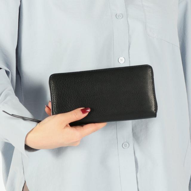 最大30%還元★5/3限定｜【5％OFFクーポン】【商品レビューで＋5％】バギーズアネックス 長財布 レディース メンズ 革 BAGGYS ANNEX 財布 本革 NATURAL BOX ナチュラルボックス ラウンド束入れ LZKM-3600_8
